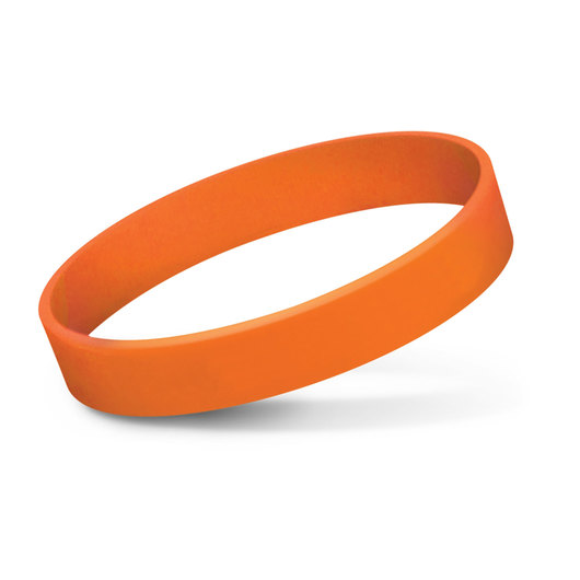 Debossed Silicone Bands Orange